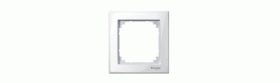 M‑Smart frame, 1‑gang, polar white, glossy
